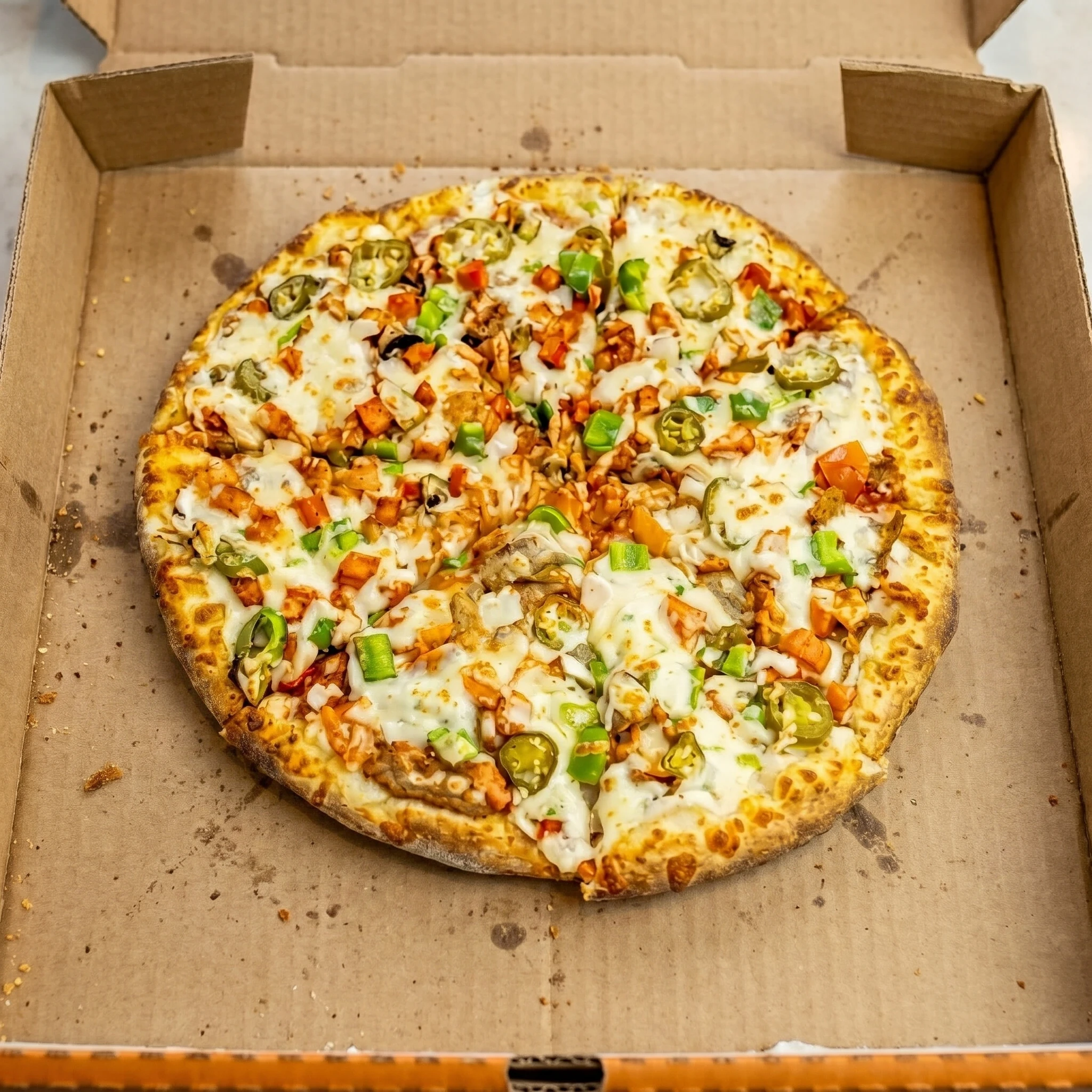 Delicious fresh pizza at Fort Road Pizza and Donair in northeast Edmonton Belvedere